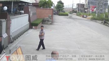 200萬像素-工廠大門外馬路超清視頻監(jiān)控效果錄像演示